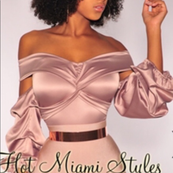 Hot Miami style pink top - Picture 2 of 8